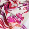 Flamingo Flock 100% cotton Bring a Tropical Touch to Your Clothing Projects Vibrant and Versatile Material for Quilting, Crafts, and More!